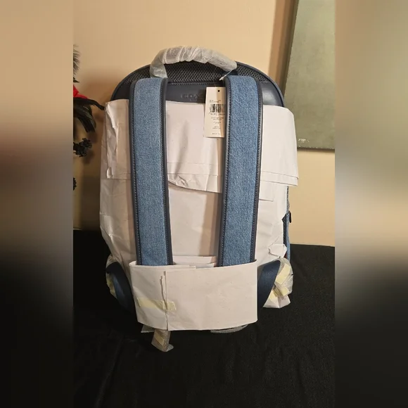 BRAND NWT! Coach Charter Backpack - Blue Denim - Picture 5 of 6